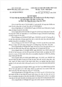 QUYẾT ĐỊNH về việc triệu tập thí sinh đủ điều kiện, tiêu chuẩn dự thi vấn đáp (vòng 2) kỳ thi tuyển dụng viên chức vào làm việc tại Bệnh viện Phục hồi chức năng năm 2025