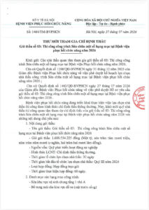 THƯ MỜI THAM GIA CHỈ ĐỊNH THẦU Gói thầu số 03: Thi công công trình sửa chữa một số hạng mục tại Bệnh viện phục hồi chức năng năm 2026